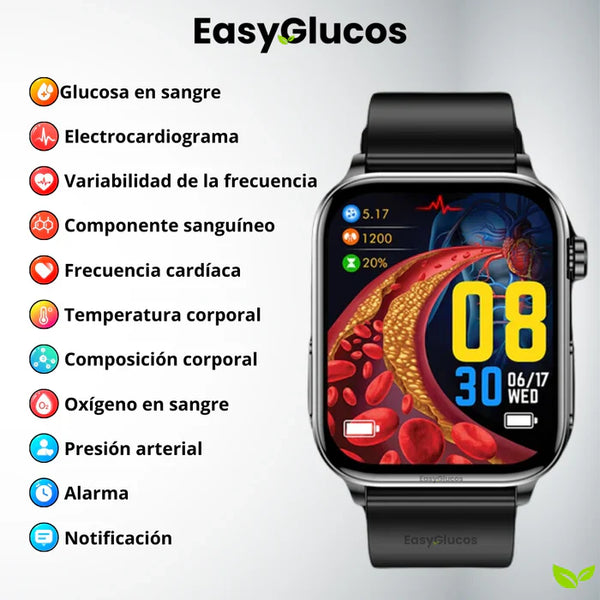 Reloj Inteligente EasyGlucos [MONITORA TU GLUCOSA]